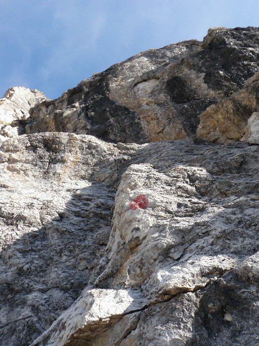 Aiguille de la Nova 010.jpg - Le dpart de la voie